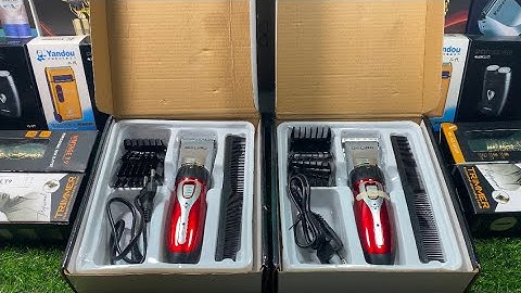 Tông Đơ Cắt Tóc Gia Đình Dailling Đỏ Giá Chỉ 200k/1 Bộ , Máy Êm Khoẻ Dễ Sử Dụng , Đầy Đủ Phụ Kiện 