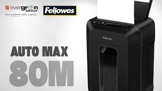 Introduction of Fellowes AutoMax 80M Mini-Cut Shredder