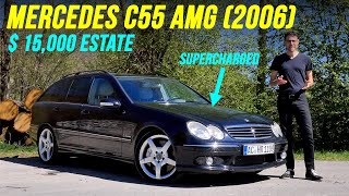 This 2006 Mercedes C55 AMG is an INSANE 570 hp V8 powerhouse estate 🤪 🏁 S203 W203 C-Class