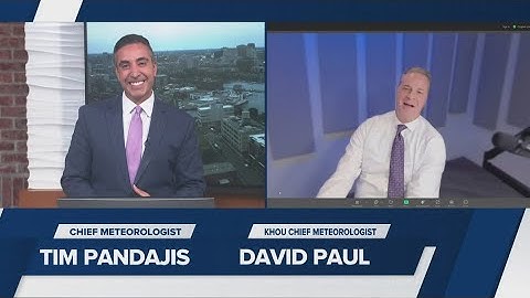 Checking in with Texas: Hurricane Hub LIVE's first guest, KHOU Chief Meteorologist David Paul