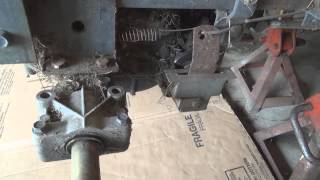 Change the oil on a Peerless hydrostatic transaxle, Yard King, Murray, etc