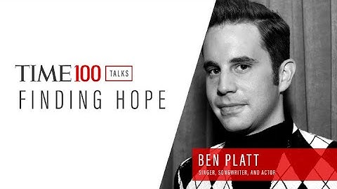 TIME100 Talks With Singer, Songwriter And Actor Ben Platt | TIME