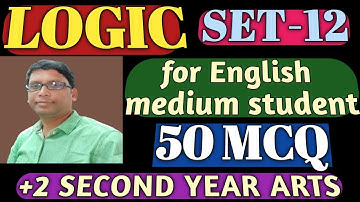 set-12/Logic/50 mcq/+2 2nd year Arts/chse learning hoop/logic mcq/class 12 logic/logic mcq questions