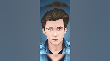 Tom Holland Vector Art #art #tomholland #vectorart #sketch #drawing #spiderman #short #hollywood