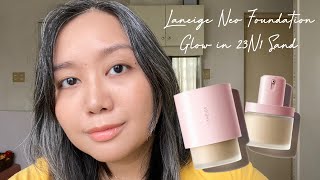 Trying out the LANEIGE NEO FOUNDATION GLOW in 23N1 Sand