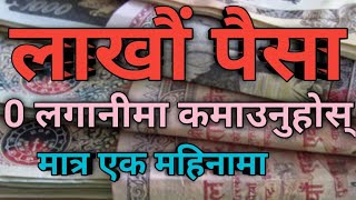 0 लगानीमा लाखौं पैसा, business in nepal, nepali business, nepali business ideas, gharelu udhyog,