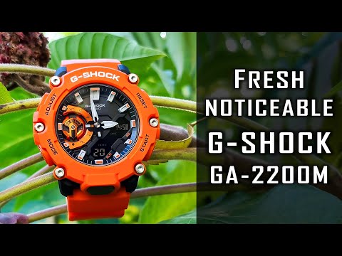Fresh noticeable G-shock GA-2200M watch review #casio #g-shock #gedmislaguna #watchreview