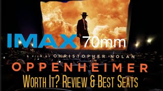 Oppenheimer IMAX 70mm Review & Views From Different Seats | Universal Citywalk Hollywood CA
