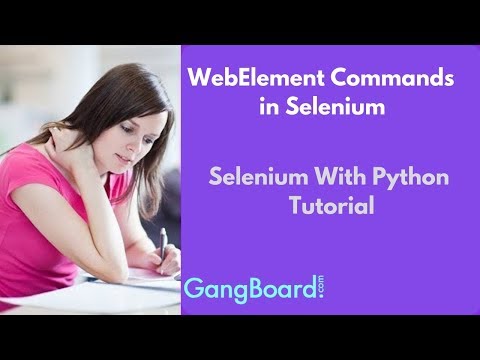 WebElement Commands in