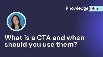 CTAs: What are they and when should you use them?