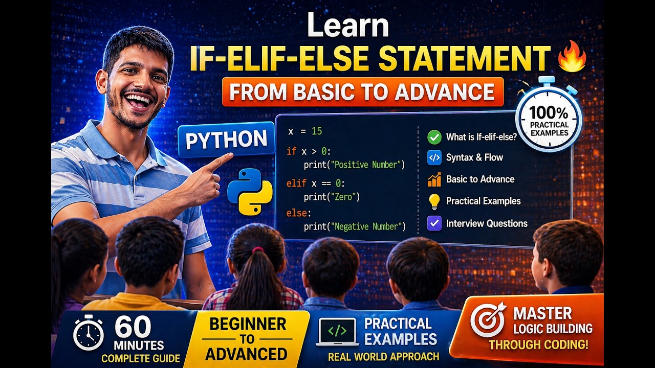 Master Python If-Elif-Else Statement 🔥 | Practical Coding Examples ...