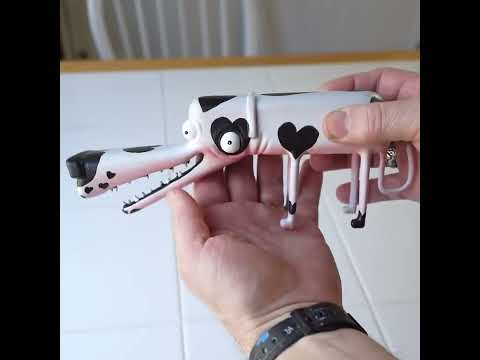 Square Dog 3D Printed Designer Art Toy