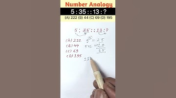Number Analogy Reasoning Short Tricks | #reasoning short tricks #rrbntpc#rrb #ssccgl #sscgd #sscchsl