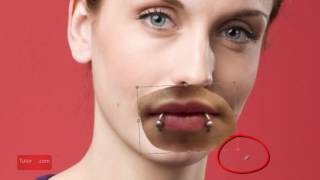 Photoshop Tutorial  Editing a Piercing Into a Photo In Depth Intermediate screenshot 1