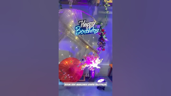 birthday wedding couple decoration, surprise decor ideas udaipur Rajasthan