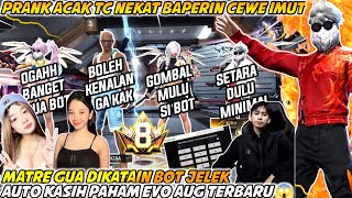 PRANK ACAK TC NEKAT BAPERIN CEWE IMUT MANDANG SKIN AUTO GUA KASIH PAHAM KELUARIN EMOT AUG TERBARU