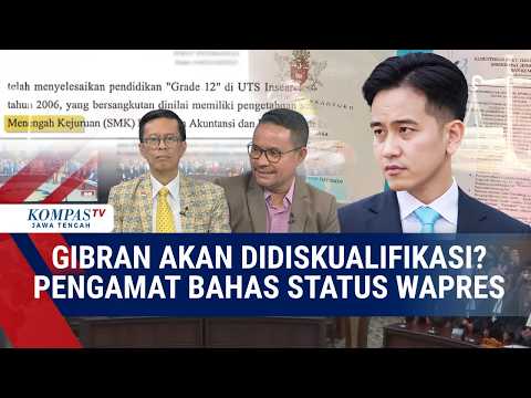 Gibran Akan Didiskualifikasi? Pengamat Bahas Status Wapres