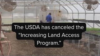 USDA ends program aimed at helping future farmers