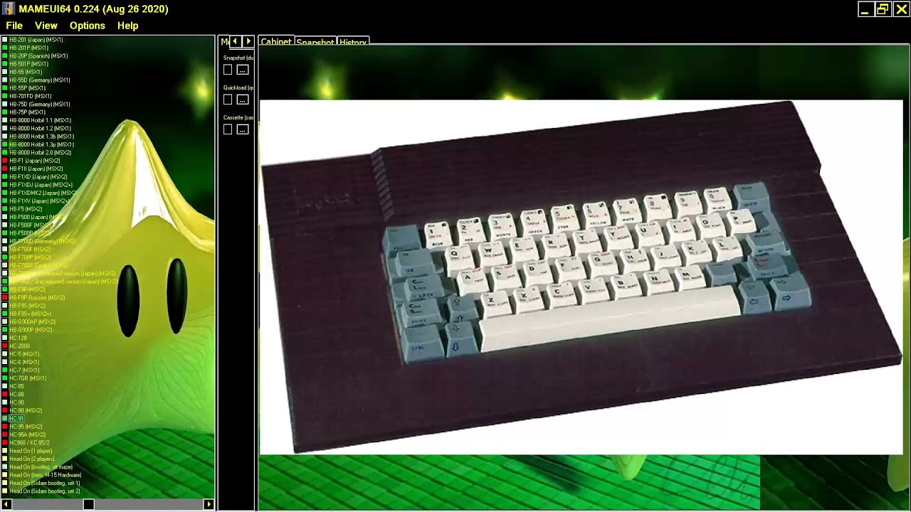 ATTRACT MODE MAME MESS HC91 HC 91 HC 91+ HC91+ ICE FELIX ZX