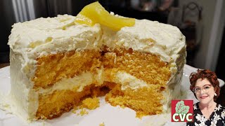 Pig Lickin Cake  Fluffy Pineapple Frosting  Orange Sunshine Cake