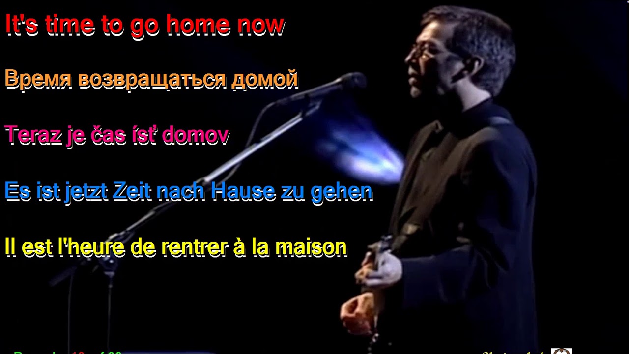 Eric Clapton Wonderful Tonight English Russian Slovak German French Spanish LYRICS SUBTITLES