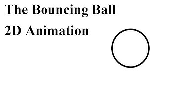 Bouncing Ball 2D animation