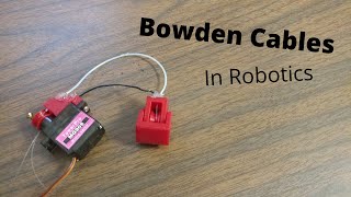 Bowden Cables For Robotics