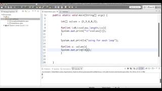 for each loop in java