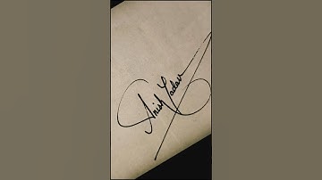 Want a unique and classy handwritten signature? Watch how it