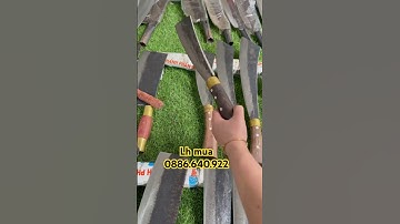 Bộ dao PANGIANG chặt xương chuẩn thép nhíp đỏ Nga