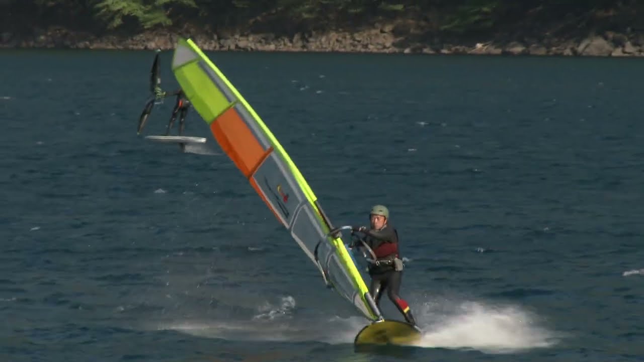 2024,5,4 ウインドサーフィンin本栖湖2 Windsurfing in Motoshu Lake 2