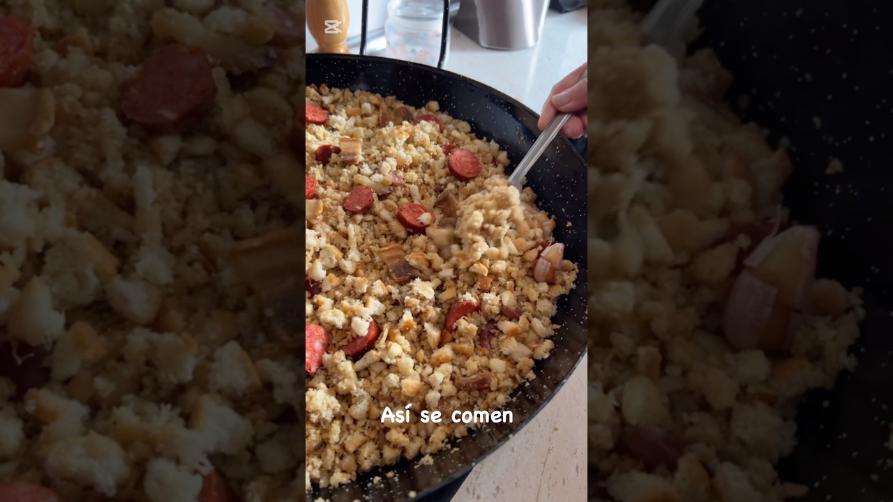 Como se hacen las Migas Manchegas