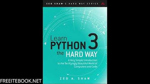 Introduction eBook Learn Python 3 the Hard Way