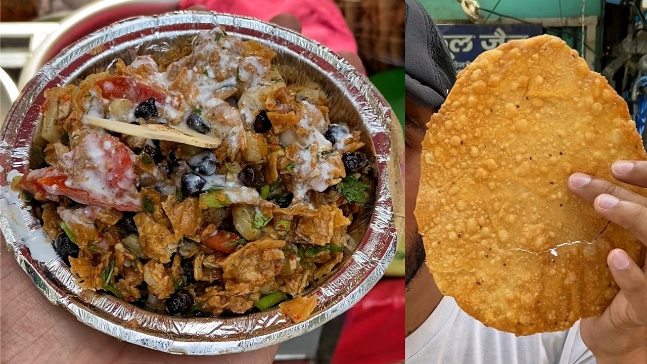 Pakistan Cha Papoo India's Biggest Papdi Chaat😱 इतनी बड़ी पापड़ी देखी नहीं होगी आपने😳 ...