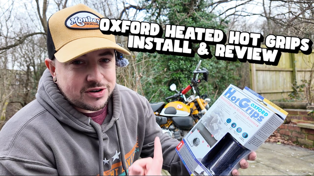 Oxford Heated Hot Grips Install & Review – Honda Monkey Mod for Winter Riding!