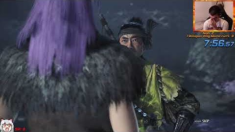 Nioh 2 Splitstaff Only Meme Run (First DLC included)