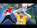 2v2 LOW RIM Full Court Basketball (CRAZY DUNKS!!)  w/ Josh Horton, Chris Staples and Austin Mills