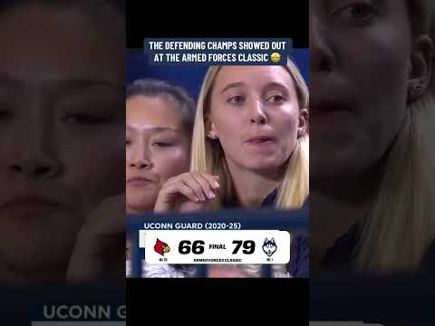 No. 1 UConn rolled past No. 20 Louisville 💪