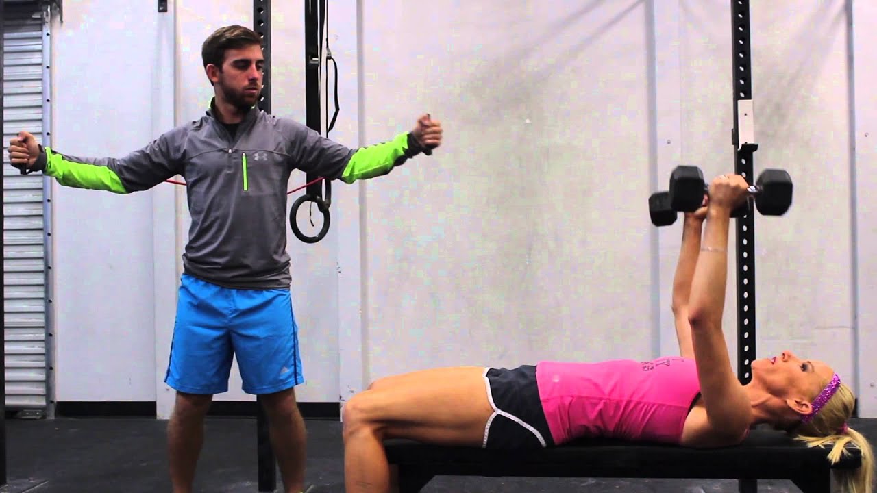 Chest Workout with Weights or Tubes YouTube