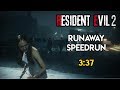 Resident Evil 2 Remake - Runaway DLC Speedrun - 3:37