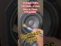 How to Clean 80s Vintage Rare Unique BASS SPEAKERS Watson Dual BASS SPEAKER