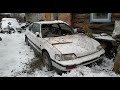 Abandoned 50€ Honda CR-X First Start After 5 Years