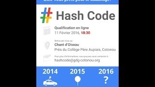 Google Hash Code by GDG Cotonou