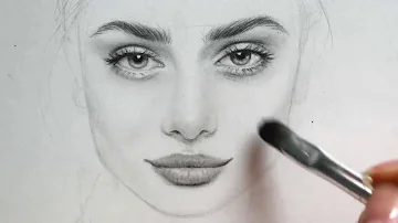تحميل رسم وجه بالرصاص
