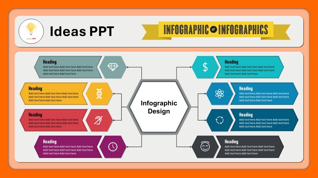 Hexagonal Diagrams Showing Results of Work, Work Procedures and Planning. Infographic Design