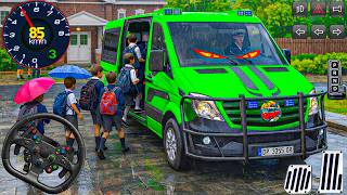 リアルなVANドライビング3D 2026：ベトナムスクールミニコーチが忙しい街へ運転 - Androidゲームプレイ screenshot 1