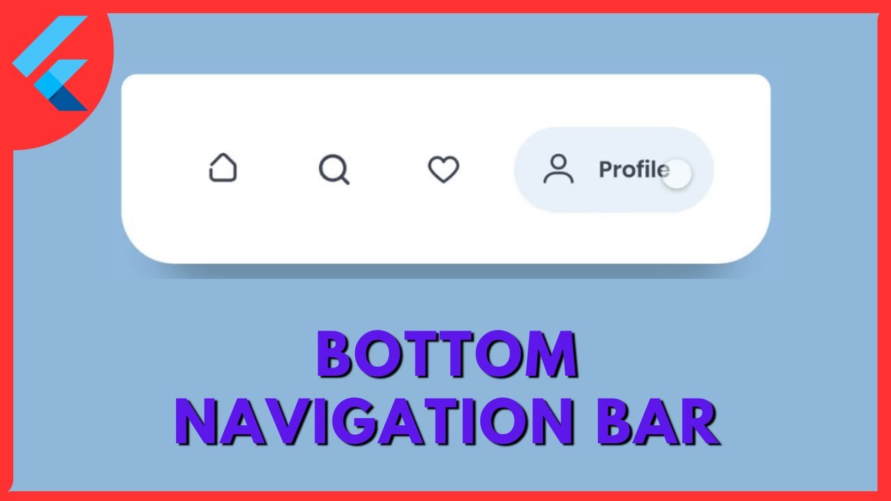 Bottom Navigation Bar in Flutter - YouTube