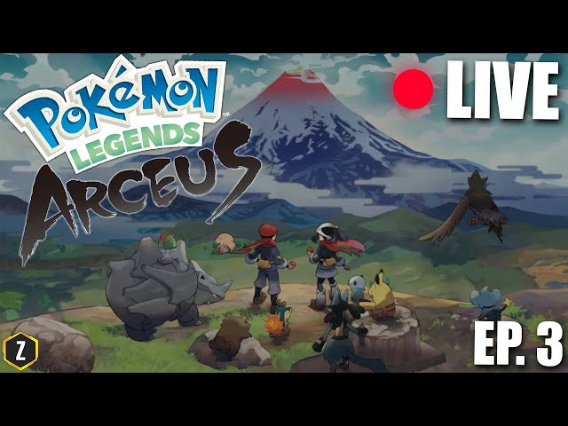 🔴 LIVE – Wholesome Pokemon Legends Arceus Gameplay! Episode 3