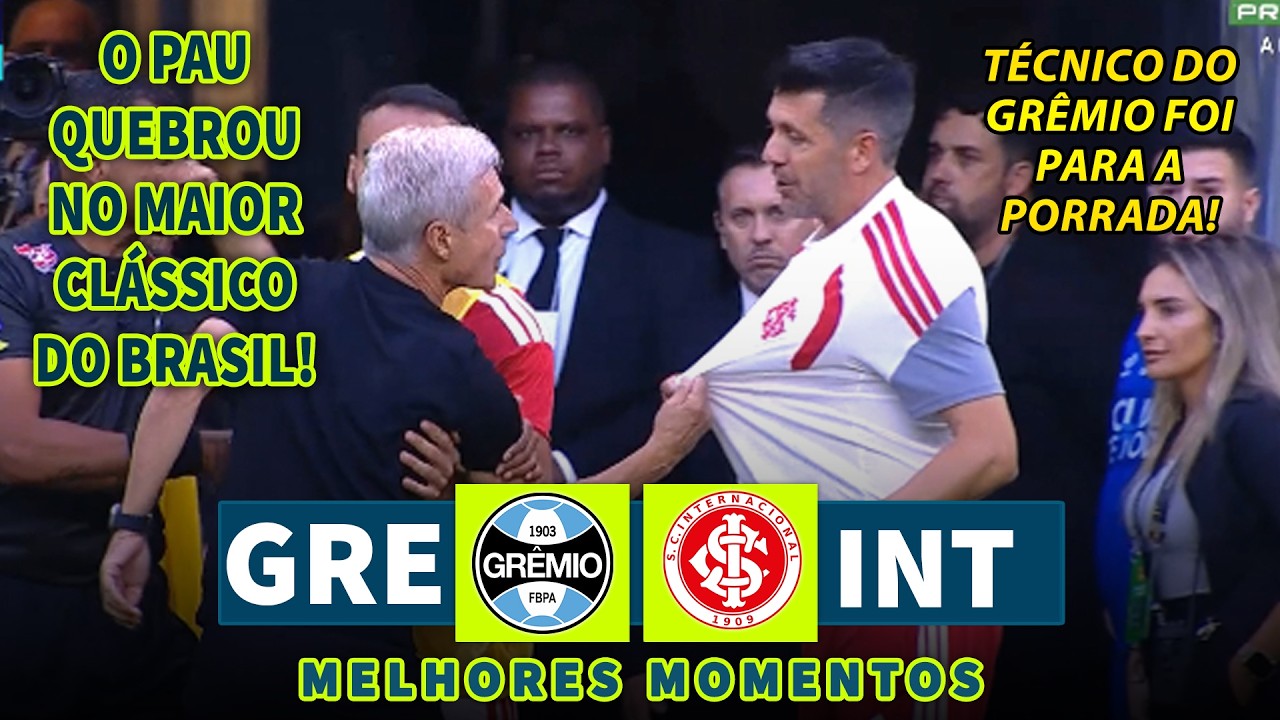 O PAU QUEBROU NO GRENAL | Grêmio x Internacional | Melhores Momentos | 01/03/2026