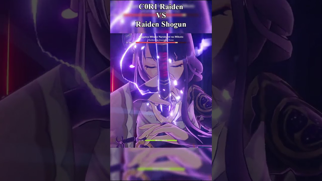 C0R1 Raiden National VS Raiden Shogun  